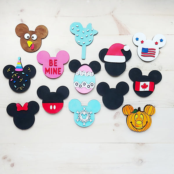 3D Interchangeable Mickey Mouse Sign